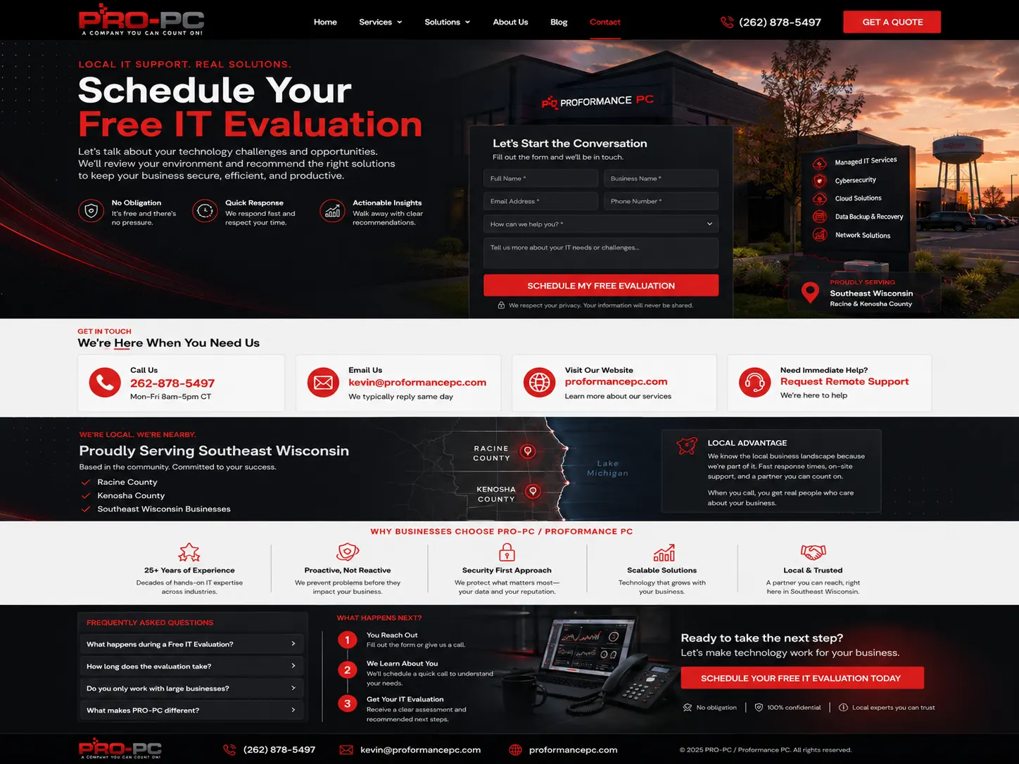 Schedule Your Free IT Evaluation